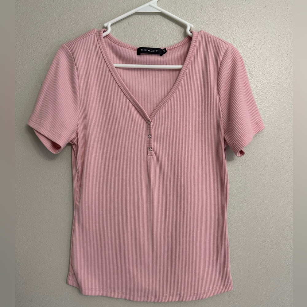Women’s Ribbed V-neck